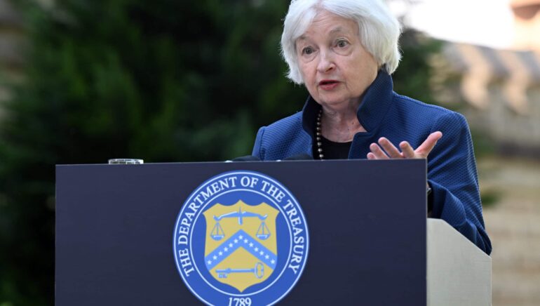 Despite high inflation, U.S. Treasury Secretary Yellen sees little risk of recession